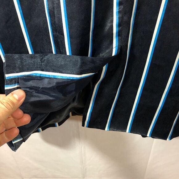 New Worthington Dark Navy Striped Blazer - Picture 5 of 16